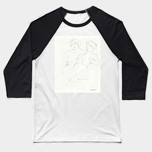 Two Figures by Auguste Rodin Baseball T-Shirt